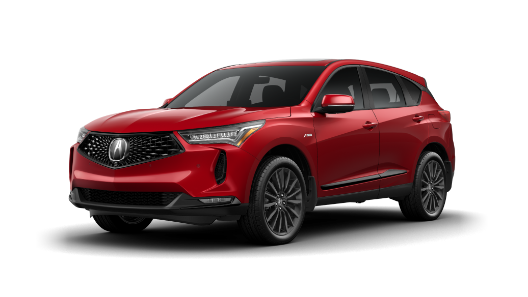 3/4 view of red RDX on white background. Vue 3/4 d’un RDX rouge sur fond blanc.